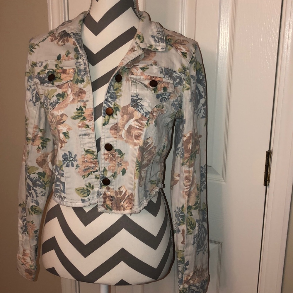 Tinseltown denim crop jacket